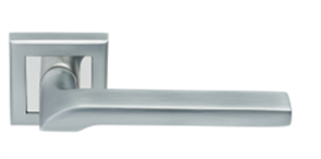 Ручка дверная Rucetti RAP 24-S SC/CP,цвет-мат.хром/хром.