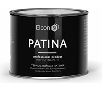 Эмаль Elcon термостойкая PATINA золото,  0,2кг(10шт)