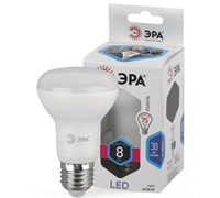 Лампа светодиодная  ЭРА LED R63-8w-840-E27 4000К