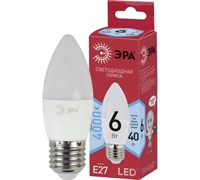 Лампа светодиодная  ЭРА LED smd B35- 6w-840-E27 ECO 4000К