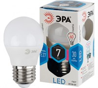 Лампа светодиодная  ЭРА LED smd P45- 7w-840-E27 4000К