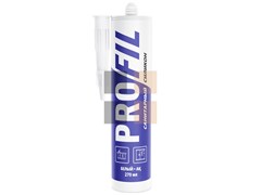 Герметик PROFIL Mini силикон санитарный бесцветный картридж 240 мл( 15шт/уп)