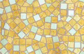 pr048 DEKORON 45 см/8 м мрамор	желтая мозайка