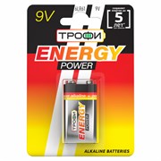 Элемент питания Трофи 6LR61-1BL ENERGY POWER Alkaline (1шт/уп)