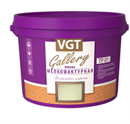 Краска VGT Gallery Мелкофактурная белая, 4,5кг
