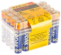 Элемент питания Kodak LR03-24 plastic box MAX SUPER Alkaline [24 3A PVC] (24/480/)