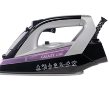 Утюг GALAXY LINE GL6128, фиолетовый, паровой