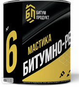 Мастика Резино-Битумная БИТУМ ПРОДУКТ 2,0кг банка (уп 6)СПЕЦЦЕНА(ржавая)