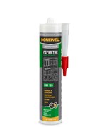 Герметик DONEWELL силиконовый санитарный прозрачный 260мл (12шт)