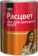 Лак  РАСЦВЕТ  для наружних работ алкидный 1.9 кг/1,9л(6шт)