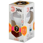 Лампа светодиодная  ЭРА LED smd A55-7w-827-E27 2700К
