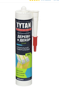 Клей монтажный  TYTAN  дерево & декор белый картридж 290 мл (12шт)
