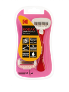 Бритвенная система Kodak LADY Prem Razor 5 женская 5 лезвий розовая 2 сменных кассеты (12/48/864)