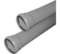 Труба BASE ф110 с раструбом L=0.25 м, вн.канализ.толщ.ст.2.7 (50) VALFEX