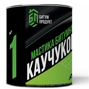 Мастика Битумно-каучуковая БИТУМ ПРОДУКТ 2,0кг банка (уп 6)