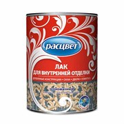 Лак  РАСЦВЕТ  для внутренней отделки алкидный 0.8 кг/0,8л СПЕЦЦЕНА