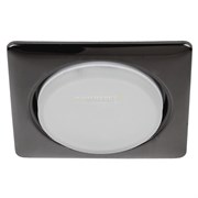 KL71 BK Светильник ЭРА под лампу Gx53 тонкий 220V 13W черный металл