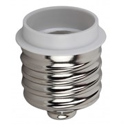 Патрон ЭРА переходник Е40-27 белый Б0027976