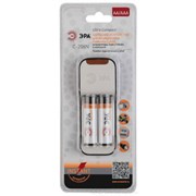 Зарядное устройство ЭРА С-206N Ultra Compakt+2AAx2100mAh (2хАА, 2хААА)