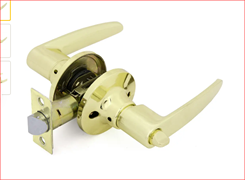 Защелка ZS-02 (894) AВ ВК бронза с фиксатором нажимная MOSBJ