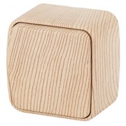 3-101-11 Intro Выключатель, 10А-250В, IP20, ОУ, Polo, сосна Б0036102