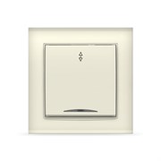 Выключатель проходной одноклавишный с подсветкой 