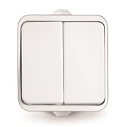 Выключатель двухклавишный 