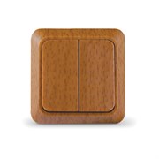 Выключатель двухклавишный 