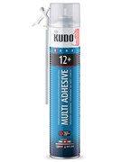 Клей-пена KUDO MULTI ADHESIVE 12+ бытов.всесез.для теплоизоляции и декора,зеленая,1000мл(12шт) KUPH10UAU