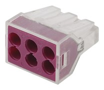 Клемма СМК, серия 106, 6 отверстий, 1.0-2.5мм2 (упак. 4 шт.) NO-222-28  Б0033401