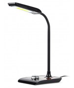 ЭРА наст.светильник NLED-473-10W-BK черный с деревом Б0033305