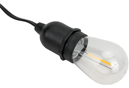 Гирлянда ERABL-FIL2 ЭРА  LED светодиодная новогодняя нить уличная на подвесах 9,5 м теплый белый 20  Б0056018