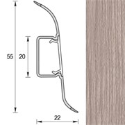 Плинтус 55 мм 