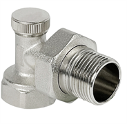 Клапан VALFEX для радиаторов, настроечный угловой 1/2" (120/15) К VF.019.N.04