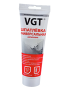 Шпатлевка универсальная для нар/вн. работ влагостойкая. VGT 0,33кг туба (12шт) 27225