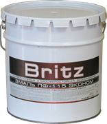 Эмаль ПФ-115 "BRITZ" белая  матовая 25кг ГОСТ 51691-2008 СПЕЦЦЕНА 6645_сп