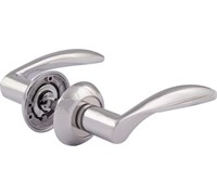 Ручка дверная НОРА-М 96 А Al комплект ручек - хром 15294