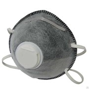 Маска малярная с угольным фильтроми клапаном БИБЕР (25шт/уп) 96203