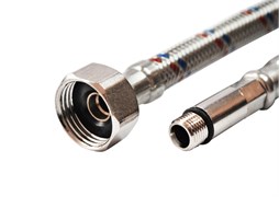 Гибкая подводка для смесителей VALFEX нерж.сталь М10*18-1/2" 60 см (75) S/S M10*18-F1/2" 60 сm