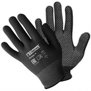 Перчатки из полиэстера с ПВХ-точка 