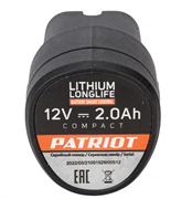 Батарея аккумуляторная PATRIOT BR 119, BR 367, BR 368, BR 369 PATRIOT серии The One, Модели: BR 119L 180201109