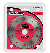 Диск алмазный DIAFORCE TURBO 125х22,23х8х2,0 мм сухой рез (5шт/уп) 501125