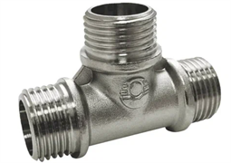 Тройник НИКЕЛИРОВАННЫЙ VALFEX ВР-ВР-ВР   1/2