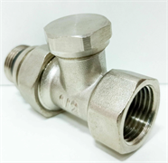 Клапан VALFEX для радиаторов, настроечный прямой 1/2" (с доп. уплотнением) (120/15) G К Под заказ VF.020.NN.04