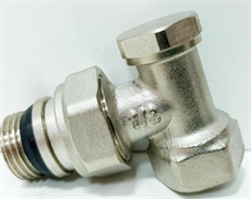 Клапан VALFEX для радиаторов, настроечный угловой 1/2" (с доп. уплотнением) (60/6) К Под заказ VF.019.NN.04