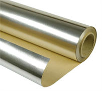 Фольга для бани СпанИзол ЛБ 1,0м*10м KF(10м2),20мкр., плот. 120гр./кв.м,1 сл. фоль.и 1сл. краф.бум . А2-00000076*