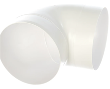 Колено ККП D125 90° пластик ERA 12,5ККП