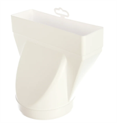 Переходник СПКП D125 эксцентриковый 60х204 пластик ERA 620СП12,5КП