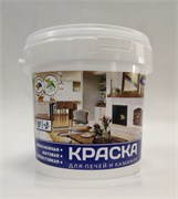 Краска для печей и каминов "Народная"  0,9кг (12шт/уп) 4673751850505