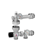 Насосно-смесительный узел с термоголовкой, без насоса, монтажная длина насоса 130 мм VALFEX (1) К  VF.152.0.130